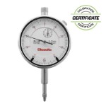 Måleur 0-10 x 0,01 mm DIN 878 med tolerancepile (Inkl. Certifikat)